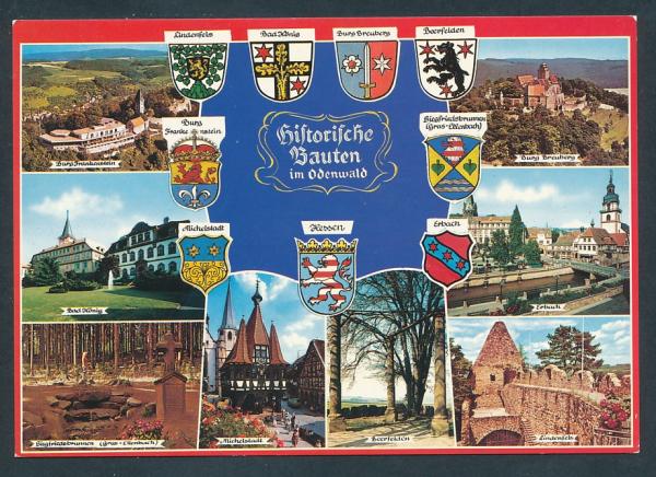 Burg Frankenstein, Lindenfels u.a. im Odenwald